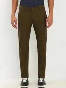 Allen Solly Men Mid-Rise Slim Fit Regular Trousers