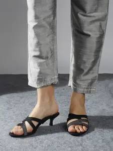 Inc 5 Women Embellished Open Toe Kitten Sandals