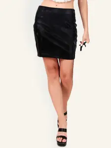 Leather Retail Pencil Mini Skirts