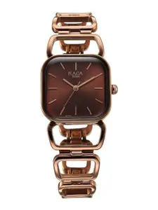Titan Women Brass Dial & Bracelet Style Straps Analogue Watch 2697QM02