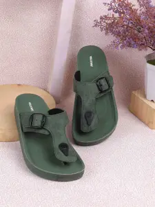 WALKWAY by Metro Women Open Toe Flats with Buckles