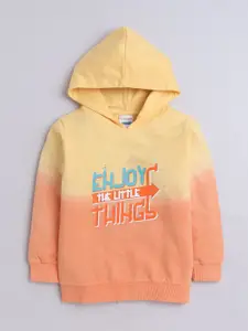 BUMZEE Boys Printed Hooded Sweatshirt