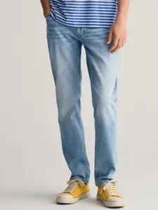 GANT Men Low Distress Light Fade Jeans