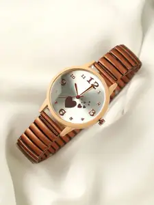 HAUTE SAUCE by  Campus Sutra HAUTE SAUCE by Campus Sutra Women Dial & Stainless Steel Bracelet Style Straps Analogue Watch AW24_HSWC1215