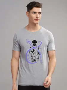ADRO Men Graphic Printed Graphic Print Others Round Neck Cotton Tshirt