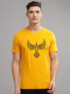 ADRO Men Printed Applique T-shirt