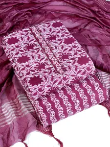 Sun Fashion And Lifestyle Floral Printed Unstitched Dress Material