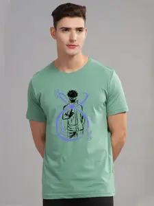 ADRO Men Graphic Printed Graphic Print Others Round Neck Cotton Tshirt