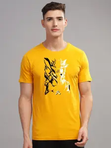 ADRO Men Sports Printed Applique T-shirt