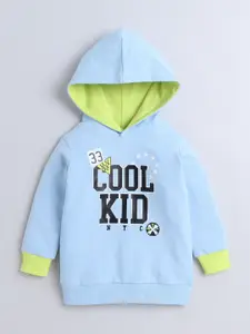 BUMZEE Boys Printed Hooded Sweatshirt