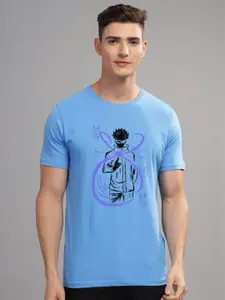 ADRO Men Graphic Printed Graphic Print Others Round Neck Cotton Tshirt