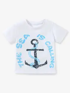 StyleCast Boys Printed Raw Edge T-shirt