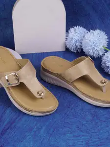 WALKWAY by Metro Women T-Strap Flats with Buckles