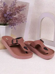 WALKWAY by Metro Women T-Strap Flats with Buckles