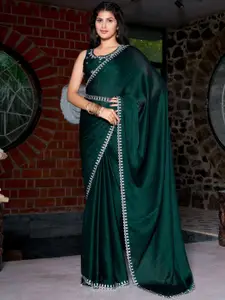 Anouk Embellished Beads and Stones Pure Chiffon Saree