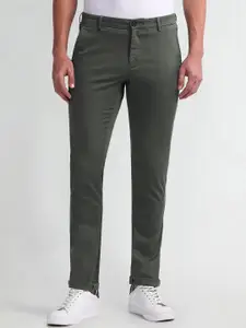 Arrow Sport Men Printed Slim Fit Trousers