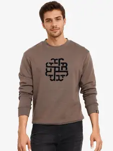 RARE RABBIT Men Graphic Printed Sweatshirt