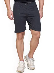 STARFOX Men Charcoal Striped Regular Fit Shorts