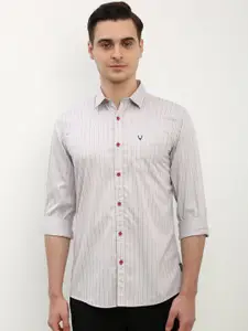 Allen Solly Men Custom Spread Collar Striped Cotton Casual Shirt