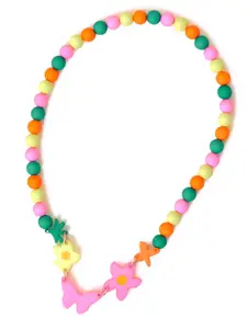 Accessorize Girls Butterfly Beaded Necklace