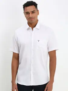 Allen Solly Men Spread Collar Geometric Printed Cotton Slim Fit Casual Shirt