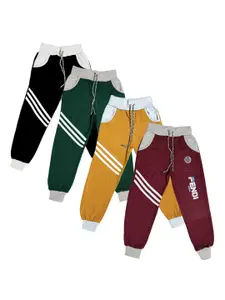 BAESD Boys Pack Of 4 Printed Joggers