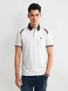 Arrow Men Solid Polo Collar Cotton T-shirt