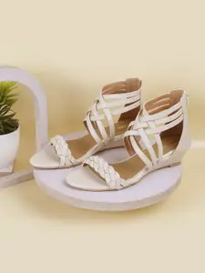 Mochi Women Wedge Gladiators Heels