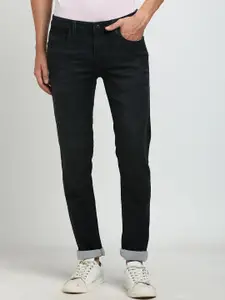 Turtle Men Narrow Tapered Fit Mid-Rise Stretchable Jeans