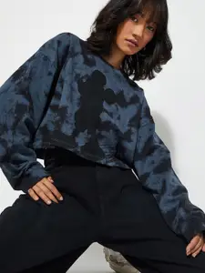 max URB_N Women Mickey Mouse Tie & Dye Sweatshirt