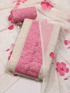 Meena Bazaar Gotta Patti Cotton Unstitched Dress Material