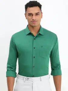 Allen Solly Men Spread Collar Solid Cotton Slim Fit Formal Shirt