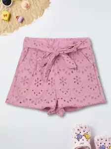 max Girls Floral Printed Shorts