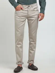Turtle Men Narrow Tapered Fit Stretchable Chinos Trousers