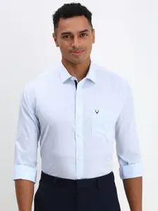 Allen Solly Men Spread Collar Striped Cotton Slim Fit Formal Shirt