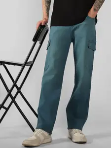 Dennis Lingo Men's Relaxed Fit Mid-Rise Stretchable Cotton Jeans