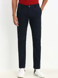 Allen Solly Men Slim Fit Solid Trousers