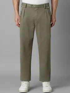 Louis Philippe Jeans Men Pleated Trousers