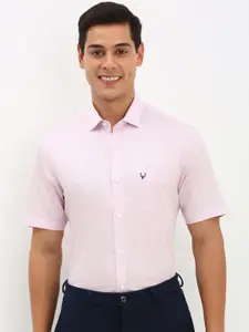 Allen Solly Men Spread Collar Geometric Printed Cotton Slim Fit Formal Shirt