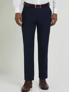 Allen Solly Sport Men Slim Fit Textured Formal Trousers