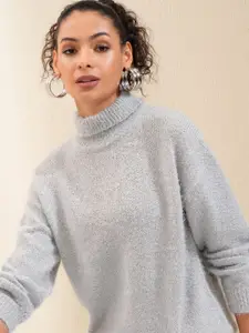 Tokyo Talkies Women Cable Knit Pullover