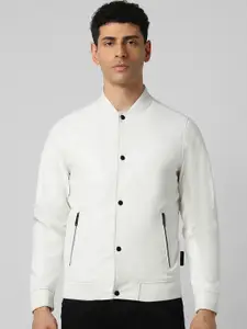 V Dot Men Geometric Open Front Jacket