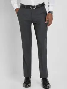 Allen Solly Sport Men Solid  Slim Fit Formal Trousers