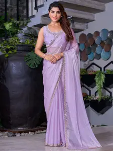 Anouk Embellished Beads and Stones Pure Chiffon Designer Saree