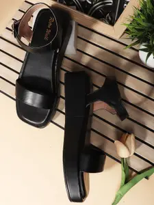 Retro Walk Women Flatform Heeled Sandals