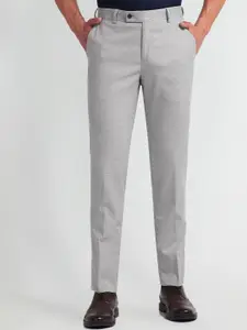 Arrow Men Solid Slim Fit Trousers