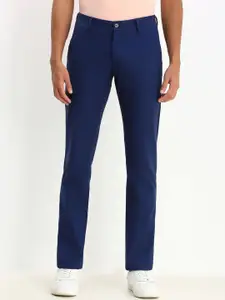 Allen Solly Men Slim Fit Solid Trousers