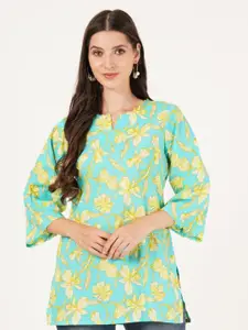 KALINI Floral Printed Pure Cotton Kurti