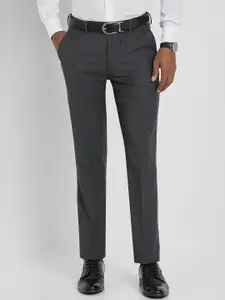 Allen Solly Sport Men Solid Slim Fit Formal Trousers