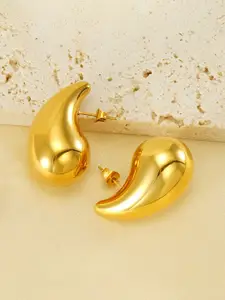 KRENOZ Stainless Steel Teardrop Shaped Studs